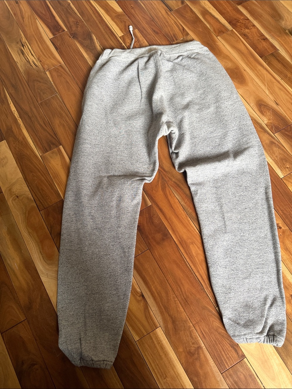 Ralph Lauren Double RL Light Gray Fleece Joggers - Picture 4 of 4